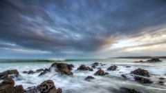 Landscapes clouds rocks
