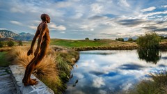 Landscapes clouds sculptures