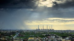 Landscapes clouds storm buildings cityscapes