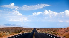 Landscapes clouds weapons roads deserts