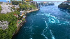 Landscapes coast Japan Bridges