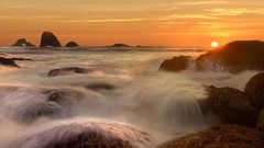 Landscapes coast Oregon indian