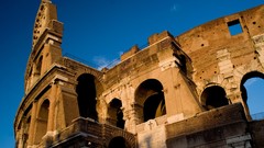 Landscapes Colosseum ruins Rome Italy architecture historic