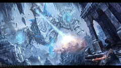 Landscapes colossus paintings drawings fantasy art