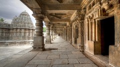 Landscapes corridor India Temples