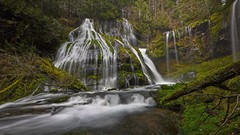 Landscapes creek nature Trees waterfalls forests