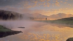Landscapes creek Wyoming Range national park yellowstone