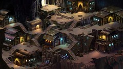 Landscapes dark design crystals tiles caves factories video 