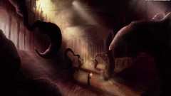 Landscapes dark Gothic Temples fantasy art