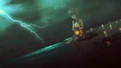 Landscapes dark red eyes