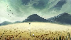 Landscapes deserts Anime