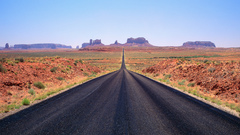 Landscapes deserts roads