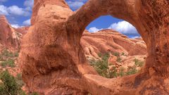 Landscapes deserts USA Arches