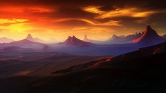 Landscapes digital art deserts