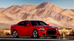 Landscapes dodge charger red cars