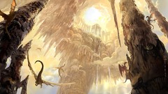 Landscapes Dragons scenic fantasy art Original Content