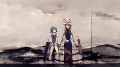 Landscapes dress Umbrellas hats socks red eyes Ribbons sitting 