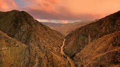 Landscapes Earth salmon national geographic idaho forks
