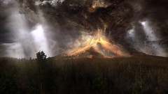 Landscapes eruption Volcanoes cataclysm