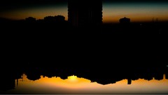 Landscapes evening Istanbul cities