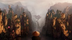 Landscapes fantasy art Desktopography