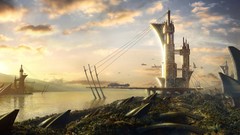 Landscapes fantasy art science