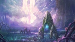 Landscapes fields aion artwork