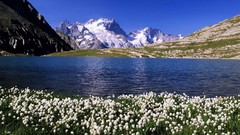 Landscapes Flowers Mountains France lakes