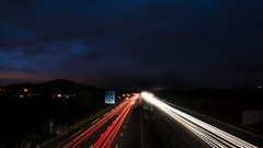 Landscapes Flowers nature night roads Bridges