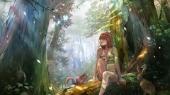 Landscapes Flowers nature Trees Butterflies Anime rabbits anime 