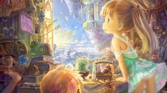 Landscapes Flowers nature Trees Maps drake multicolor anime 