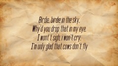 Landscapes fly text paper Birds old Typography funny Cows fun 