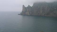 Landscapes fog mist cliffs