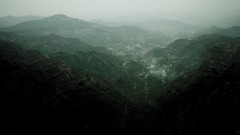 Landscapes fog Mountains India forests