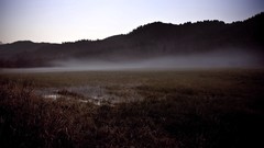 Landscapes fog Mountains plains