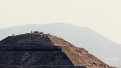 Landscapes fog Mountains ruins pyramids south america