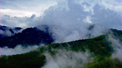 Landscapes fog nature Mountains clouds