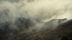 Landscapes fog nature Mountains clouds hills mist