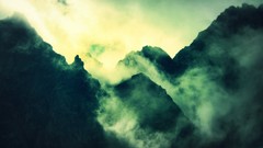 Landscapes fog nature Mountains clouds mist