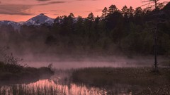Landscapes fog nature Norway