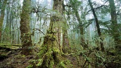 Landscapes fog nature Trees Green moss forests tasmania valleys