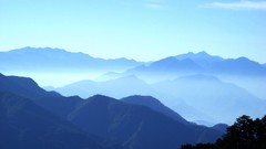 Landscapes fog nature Trees Mountains clouds mist skies