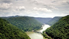 Landscapes forests valleys Bridges