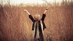 Landscapes freedom nature grass happiness walk