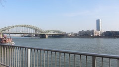 Landscapes germany Bridges cities rivers Cologne reno