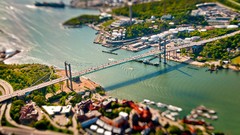 Landscapes germany roads Bridges blurred cities rivers 
