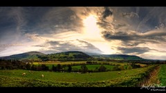 Landscapes gods peeking