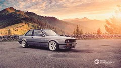 Landscapes gray white BMW E30