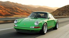 Landscapes Green cars Porsche Singer 911