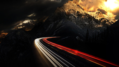 Landscapes Highways long exposure